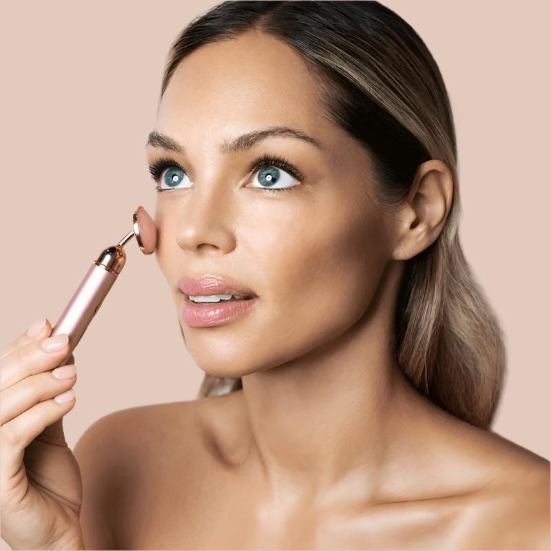 Vibrating Rose Quartz Sculpting Roller