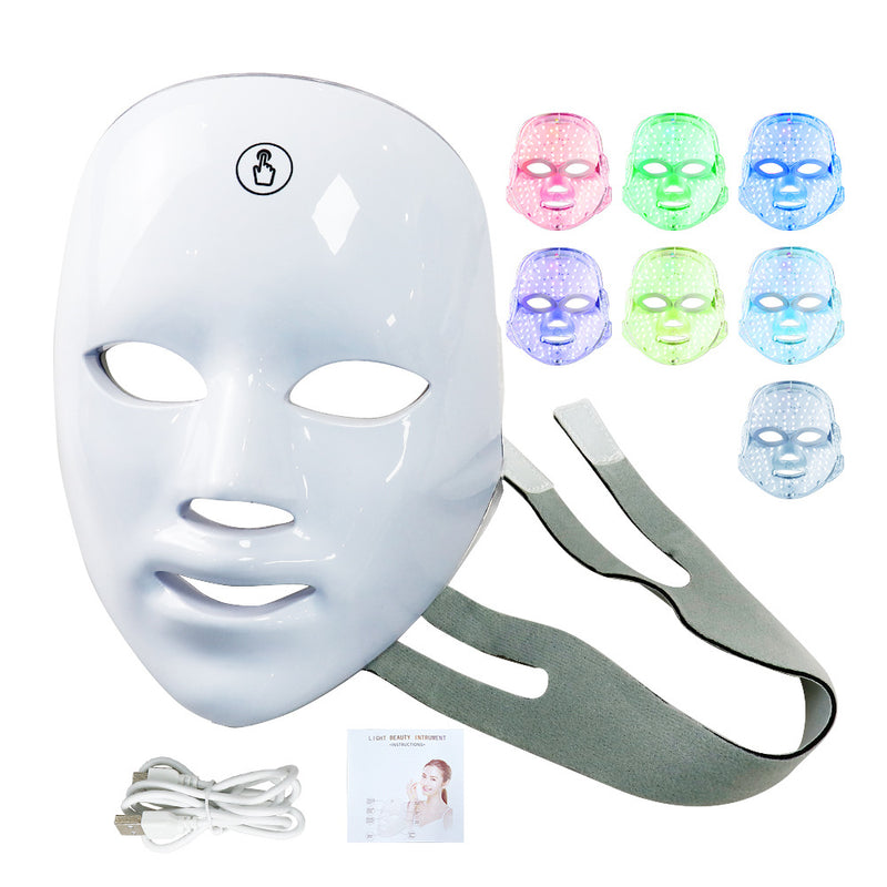 Wireless 7 Color LED Mask Device